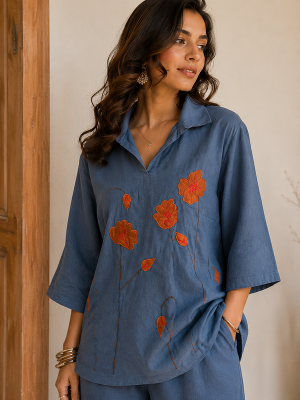 Appliqué Floret Co-ord Set